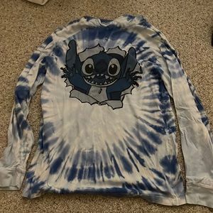 Tie dye stitch long sleeve/hoodie
